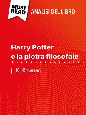 cover image of Harry Potter e la pietra filosofale di J. K. Rowling (Analisi del libro)